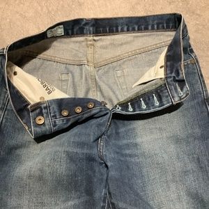 Special Barbour Steve McQueen blue jeans